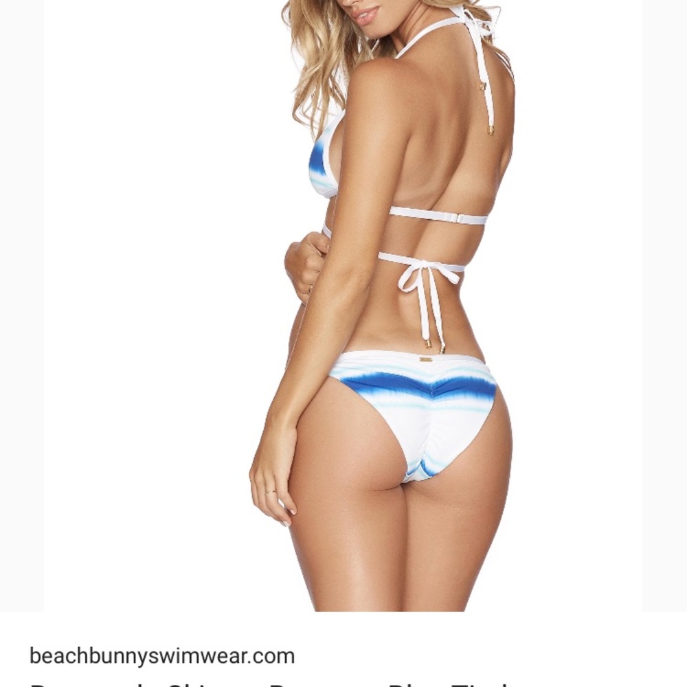 Beach Bunny Blue and White Bikini
